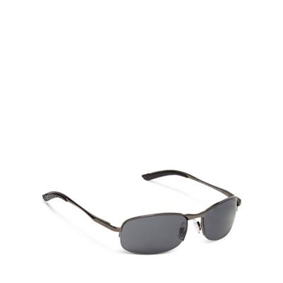 Grey rectangle sunglasses